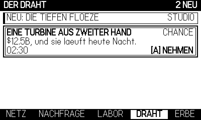 DER DRAHT: die Welt spricht über deine Zahlen, und Angebote verfallen.