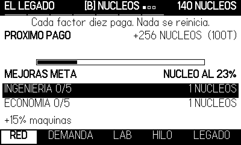 LO ADQUIRIDO: los núcleos ganados en los cambios de acto, y qué compran.