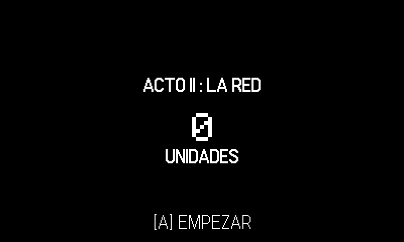 Entre dos actos: la nueva unidad aparece sola, a cero.